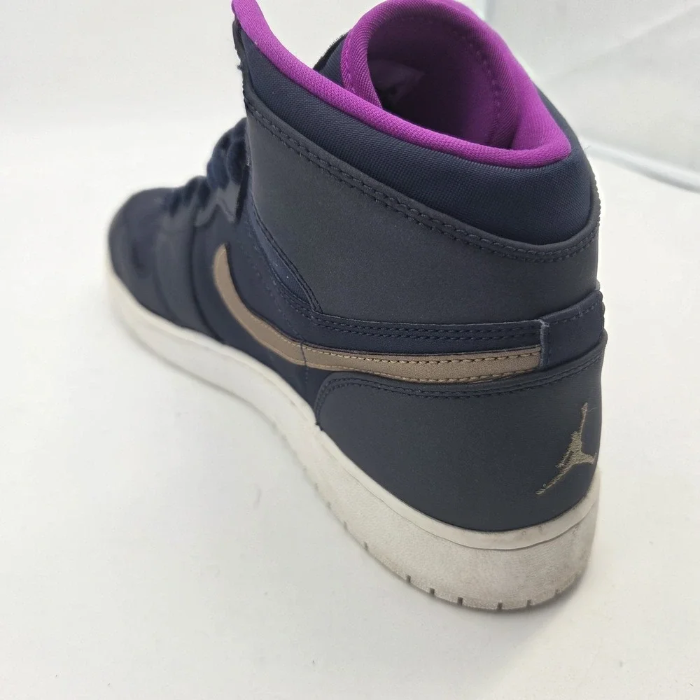 Nike Air Jordan 1 Retro Hi GS Maya Moore Blue Basketball Shoes 9.5Y
